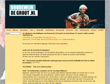Tablet Screenshot of boudewijndegroot.nl